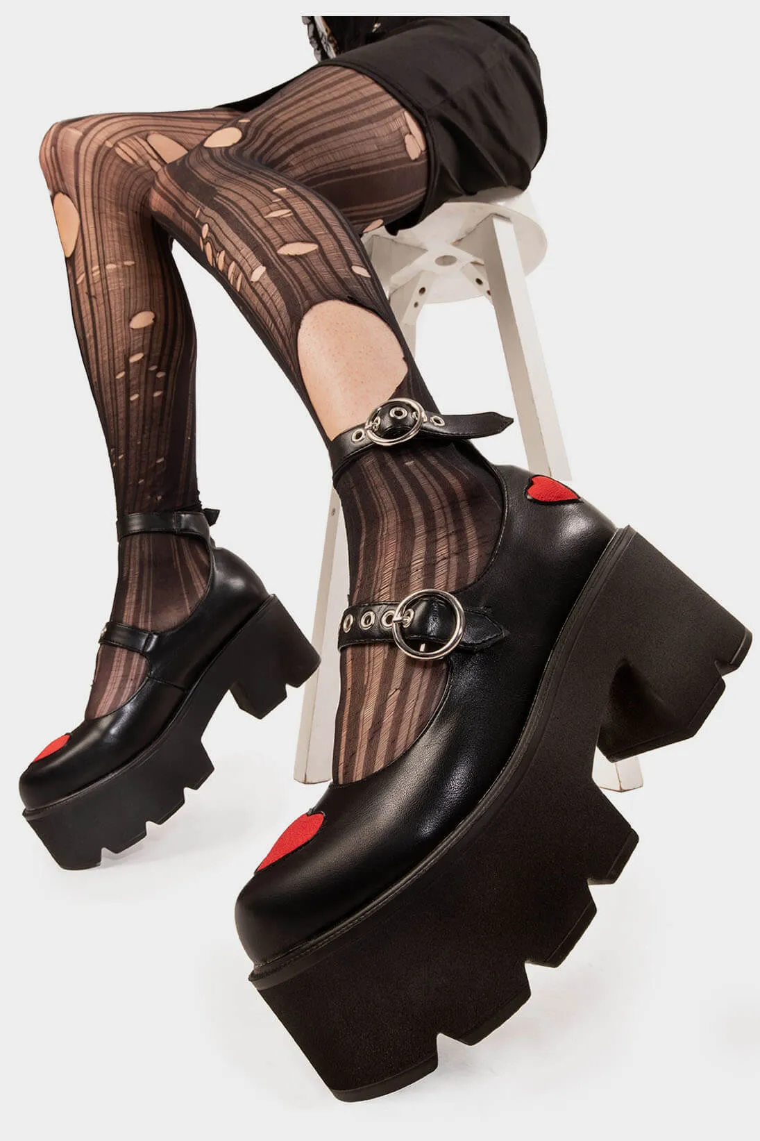 Rosey Love Chunky Mary Jane Shoes