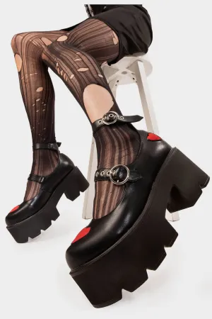 Rosey Love Chunky Mary Jane Shoes
