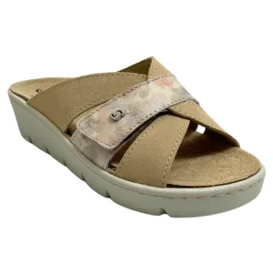 Sabatini Simona Beige Camoscio/Graffiti Sandal (Women's)