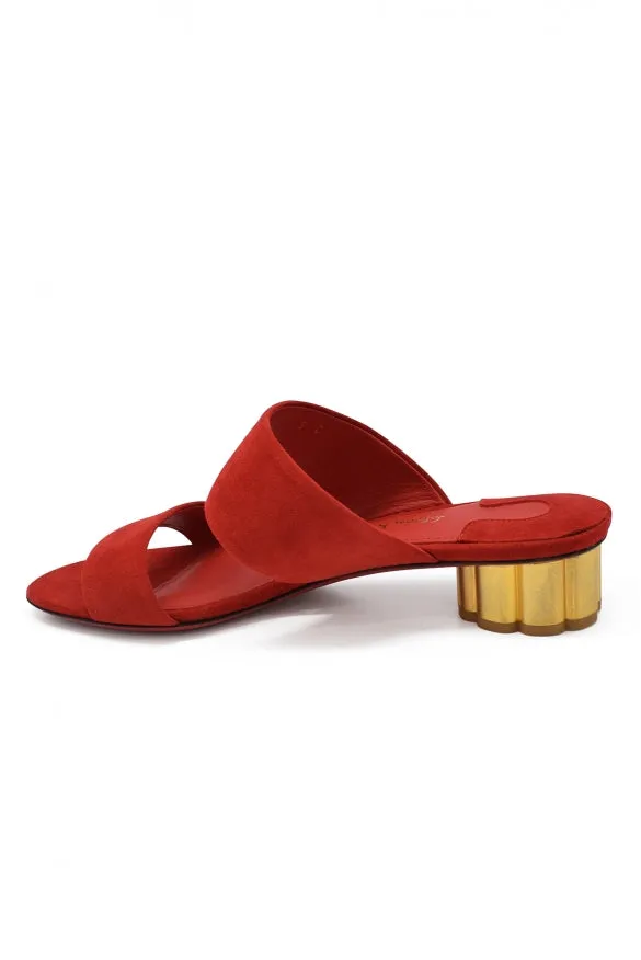 Salvatore Ferragamo Suede Mules