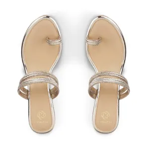 Shaiza Gold Wedges