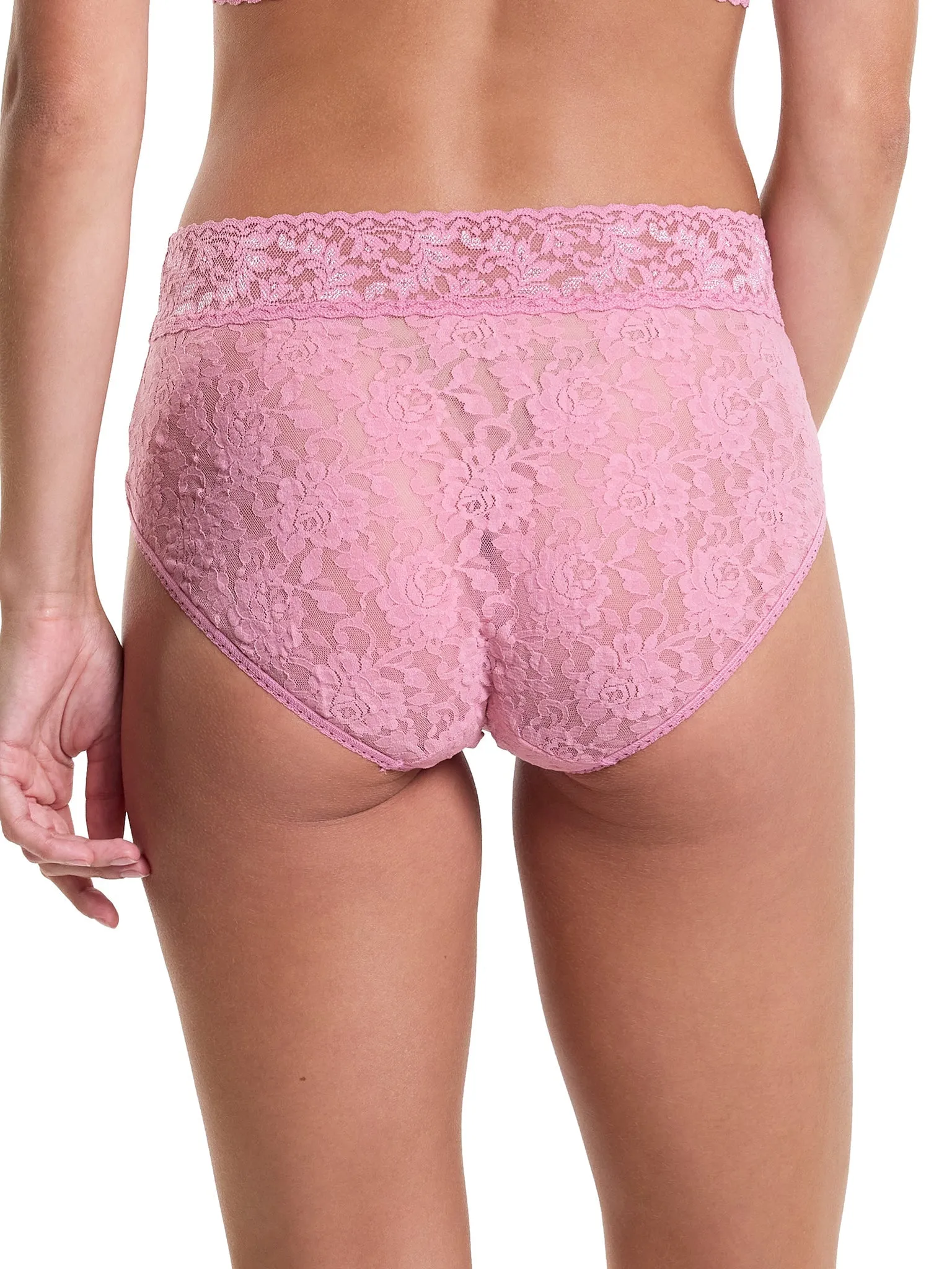Signature Lace® French Brief Tea Cake Pink Sale