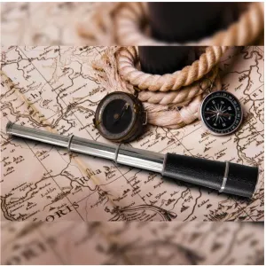 Silver Polished Victorian French scope.