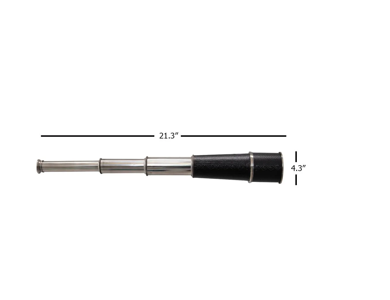 Silver Polished Victorian French scope.