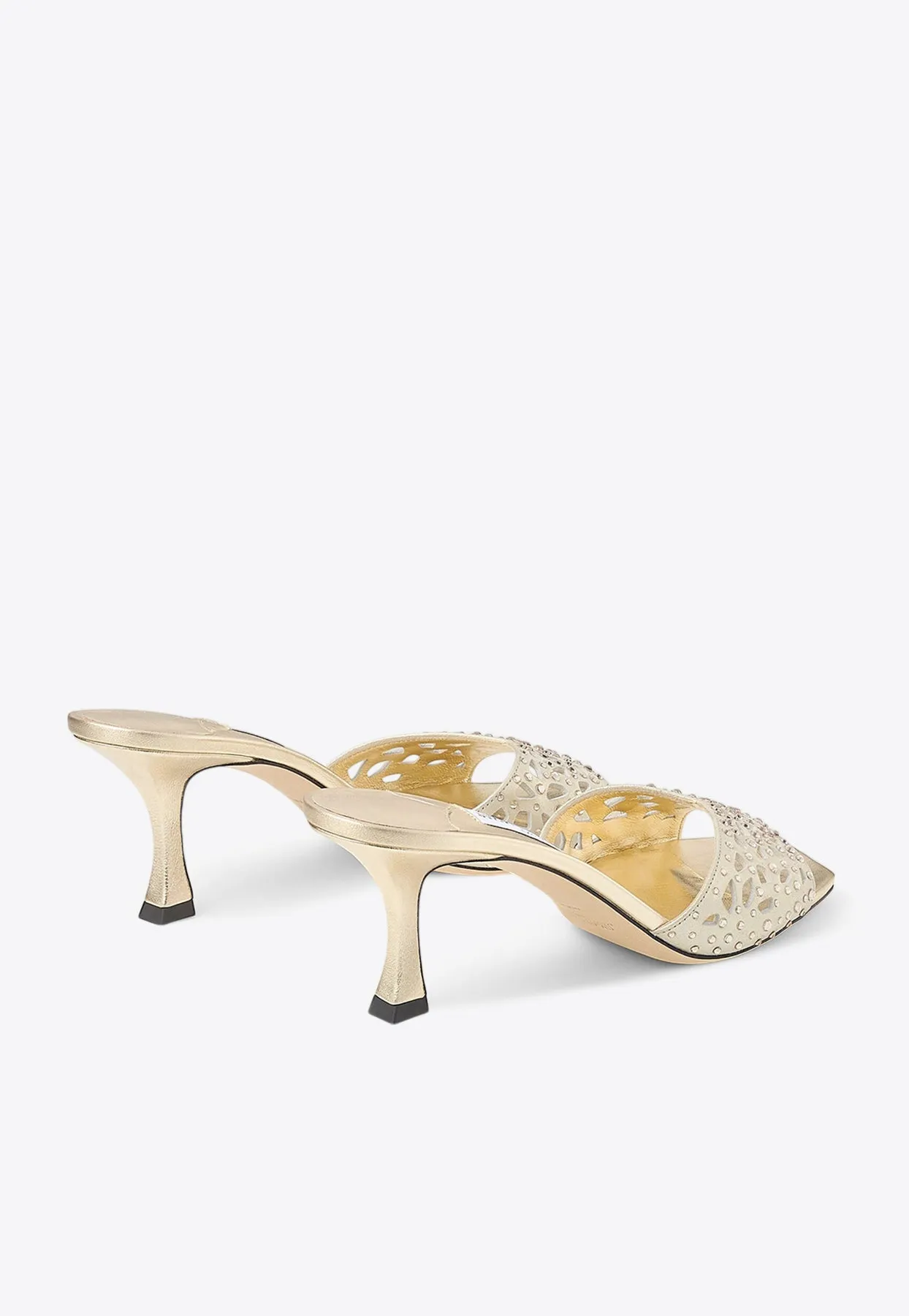 Skye 70 Crystal Suede Mules