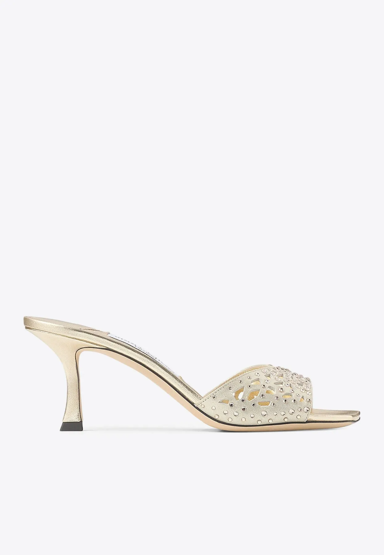 Skye 70 Crystal Suede Mules
