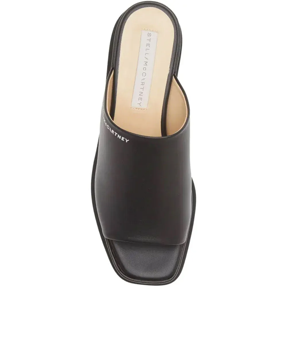 Sneak-Elyse Platform Slide Sandal in Black