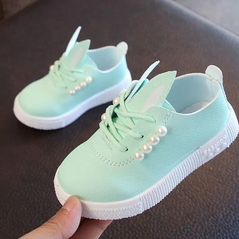 Spring And Autumn Flat Lace Up White Shoes