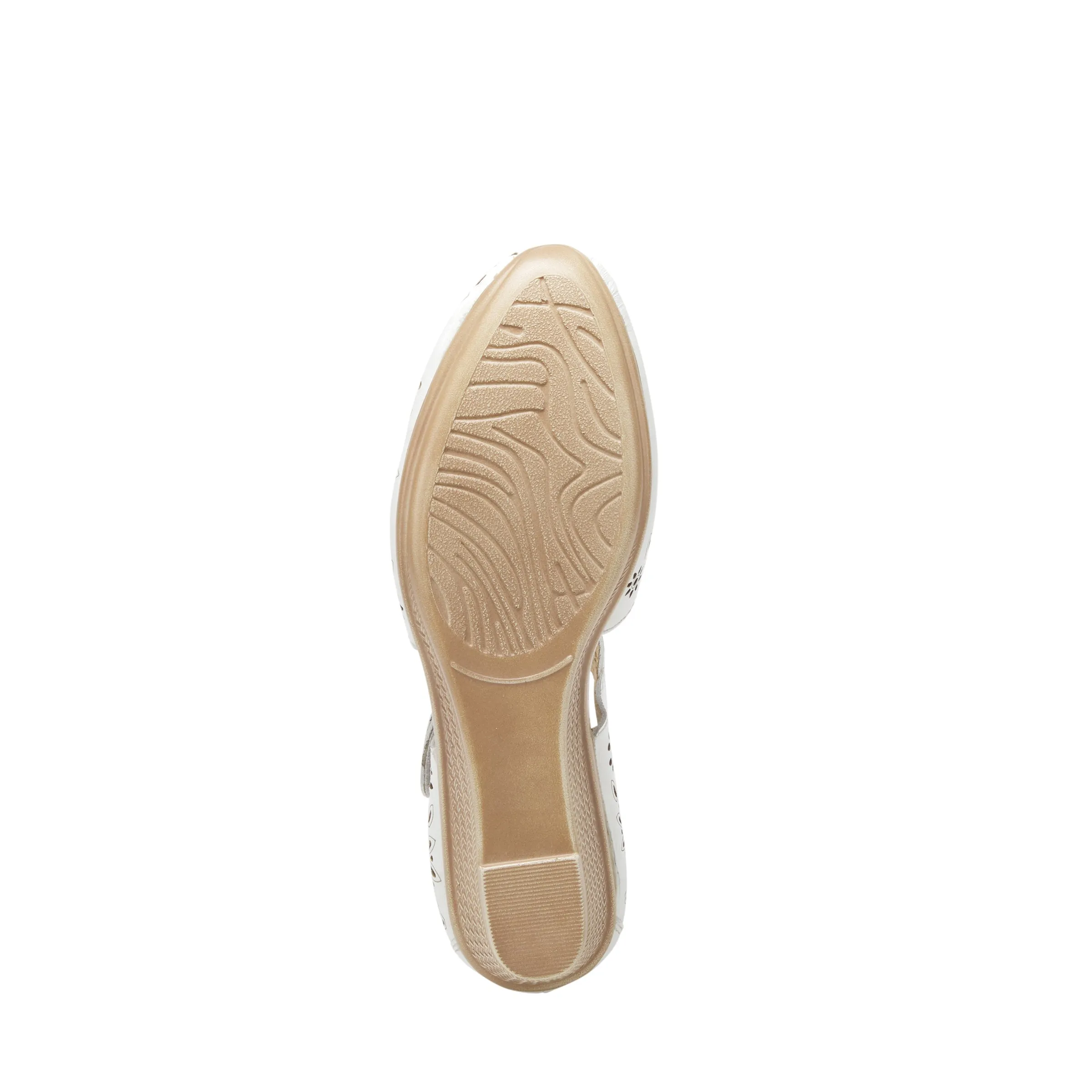 Spring Step Shoes Nougat Mary Jane Women's Leather Wedge Shoe