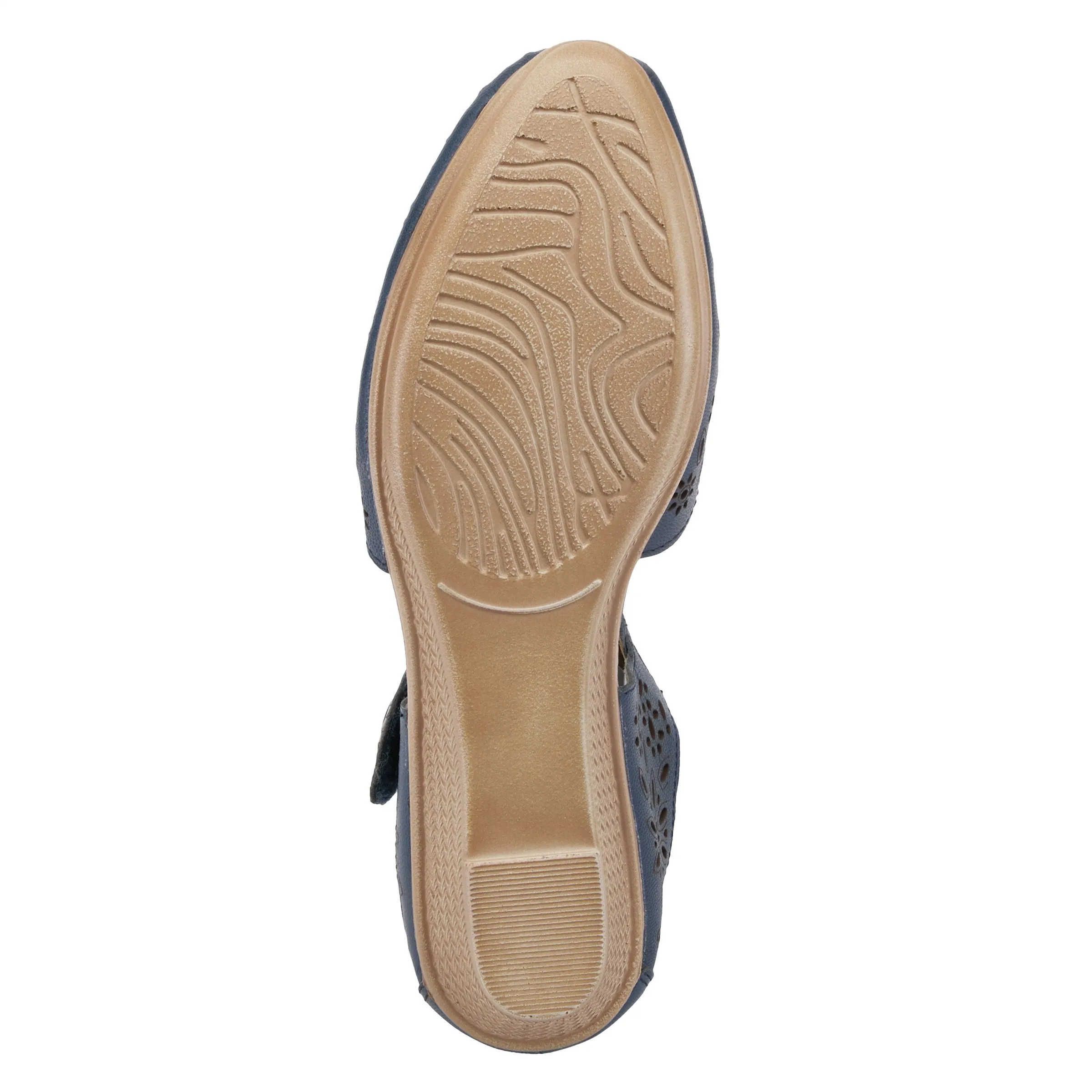 Spring Step Shoes Nougat Mary Jane Women's Leather Wedge Shoe