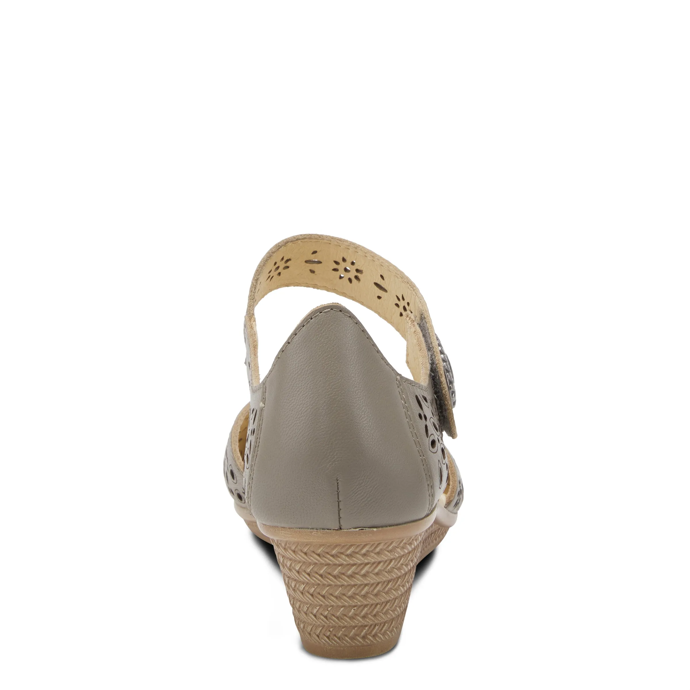 Spring Step Shoes Nougat Mary Jane Women's Leather Wedge Shoe