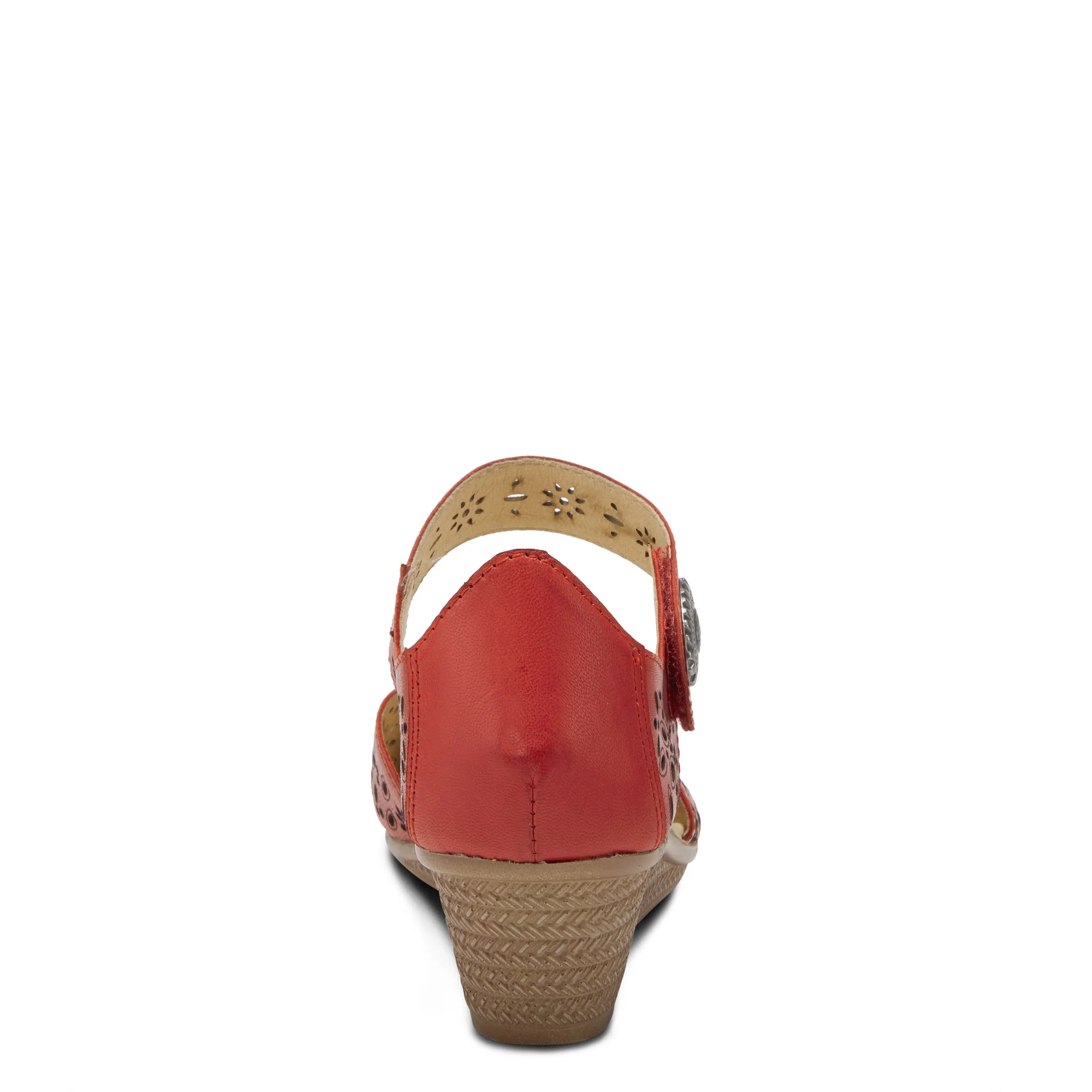 Spring Step Shoes Nougat Mary Jane Women's Leather Wedge Shoe
