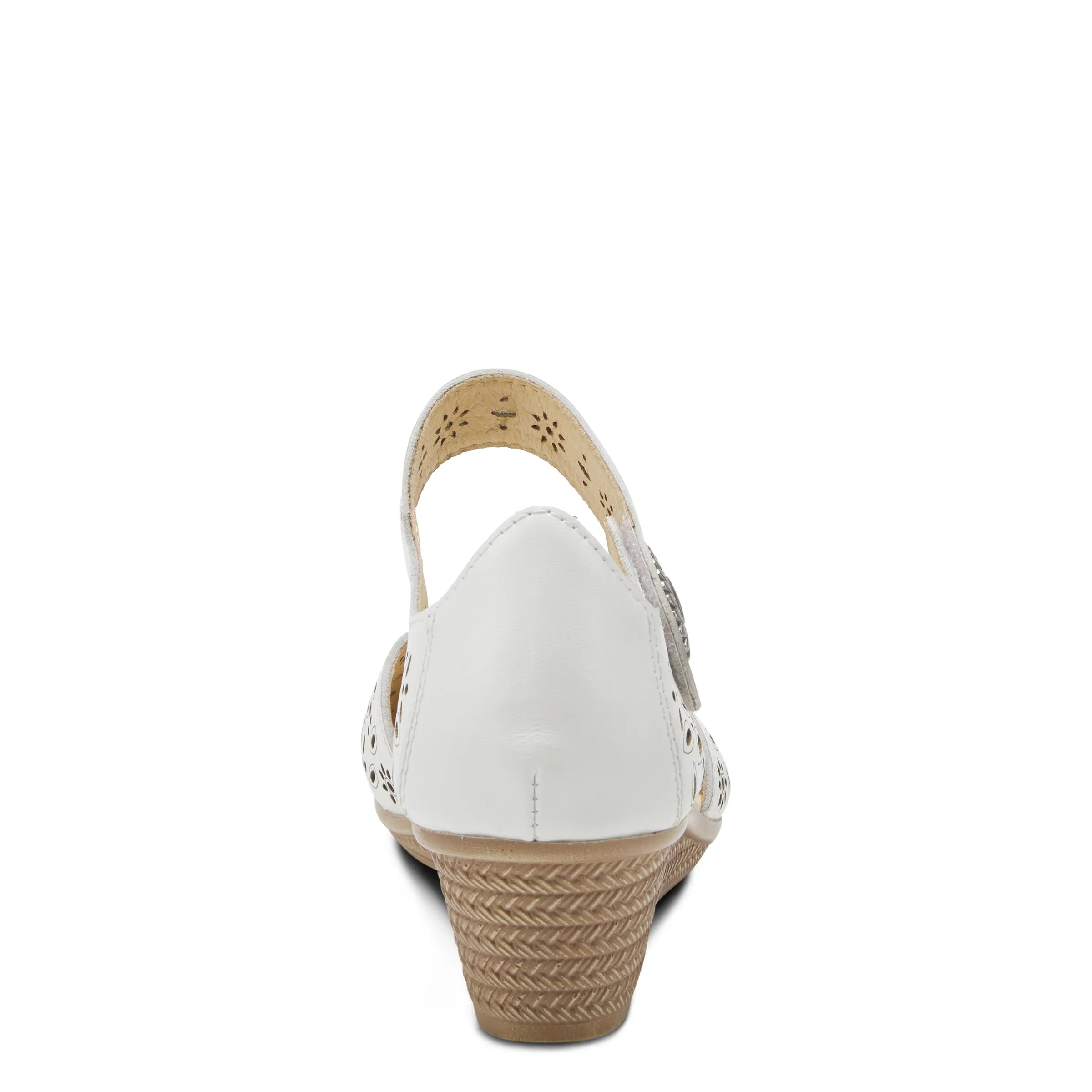Spring Step Shoes Nougat Mary Jane Women's Leather Wedge Shoe