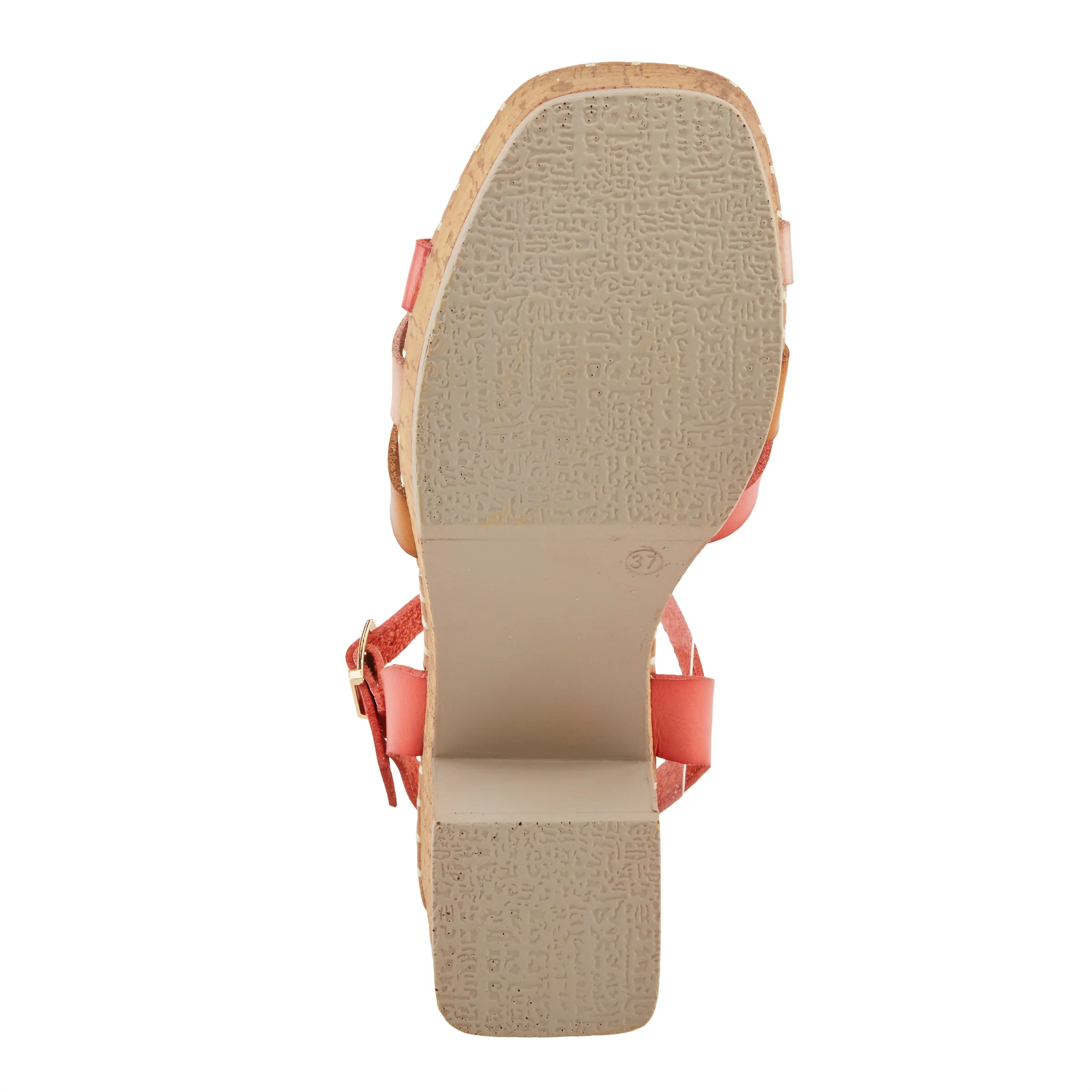 Spring Step Shoes  Patrizia Sandrine Women’s Vegan Leather Cork Platform Sandals
