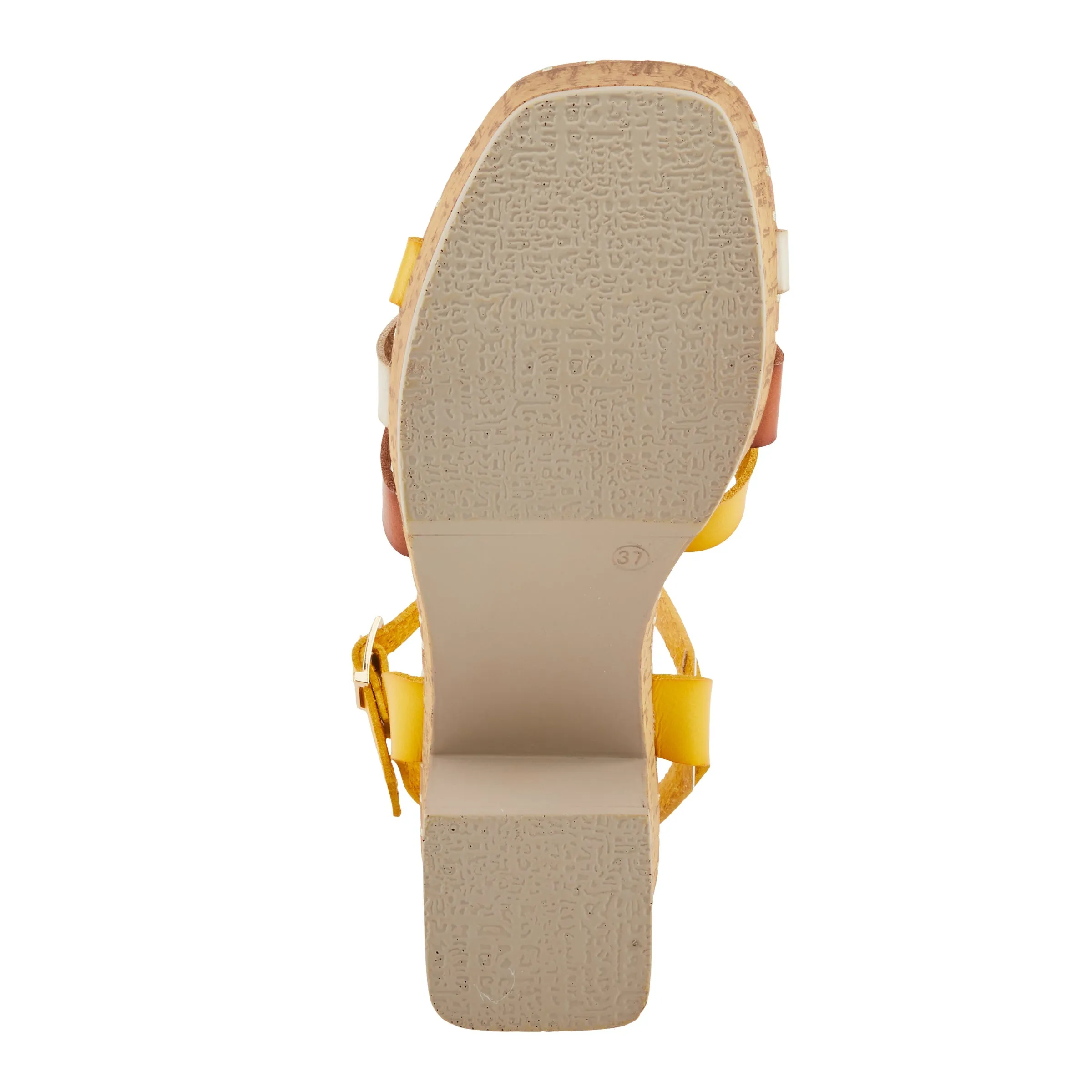 Spring Step Shoes  Patrizia Sandrine Women’s Vegan Leather Cork Platform Sandals