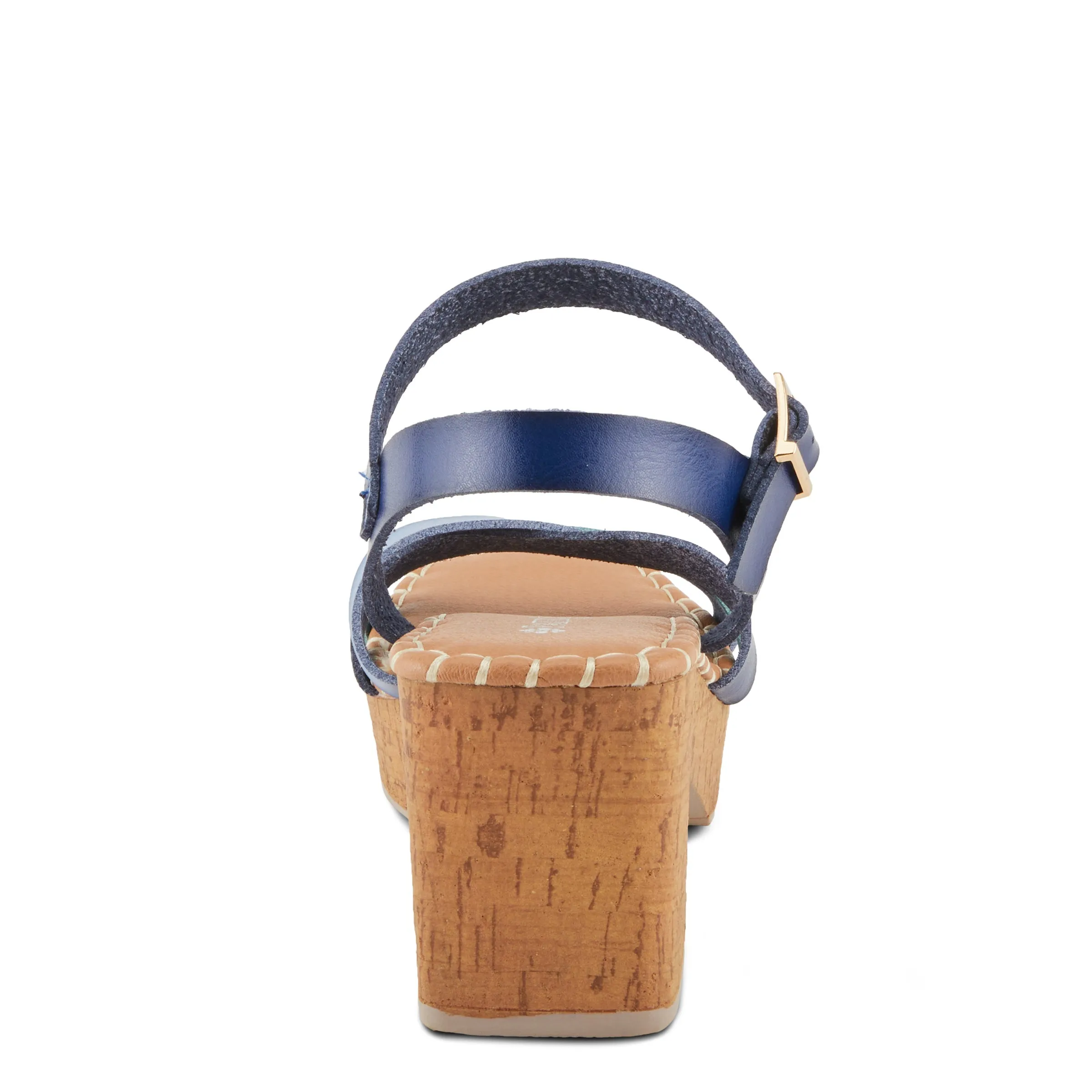 Spring Step Shoes  Patrizia Sandrine Women’s Vegan Leather Cork Platform Sandals