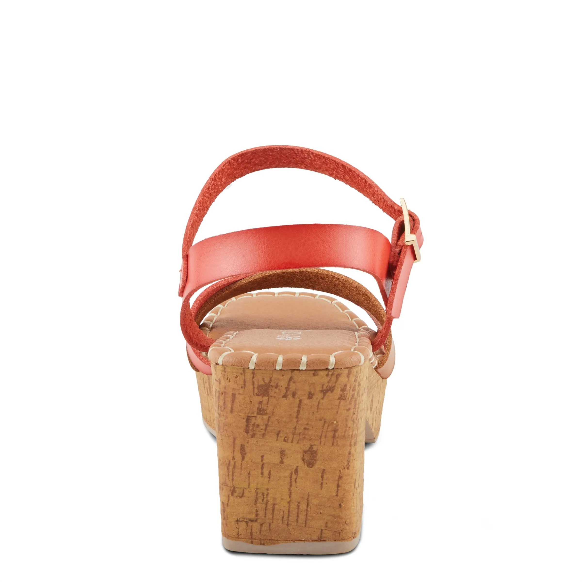 Spring Step Shoes  Patrizia Sandrine Women’s Vegan Leather Cork Platform Sandals