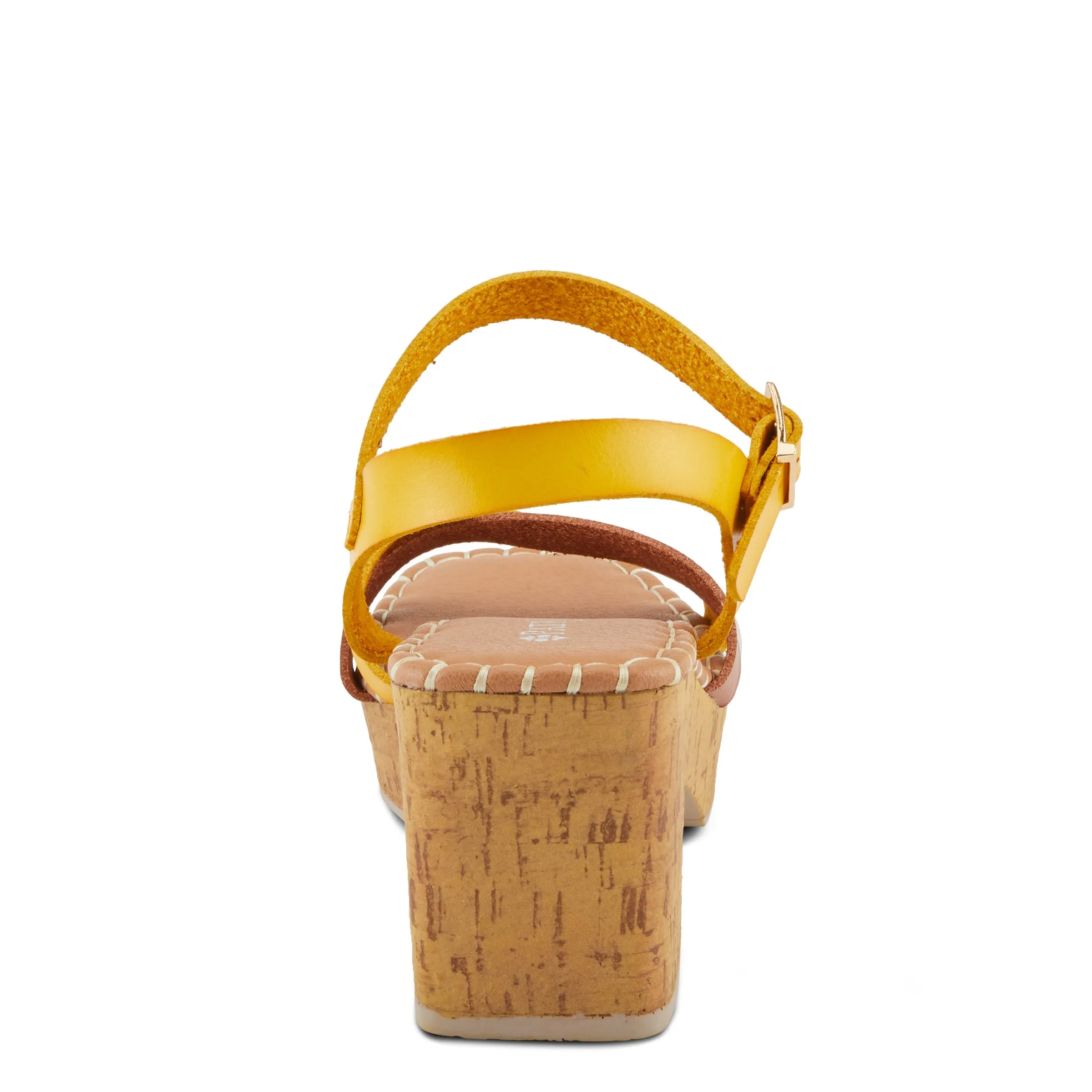 Spring Step Shoes  Patrizia Sandrine Women’s Vegan Leather Cork Platform Sandals