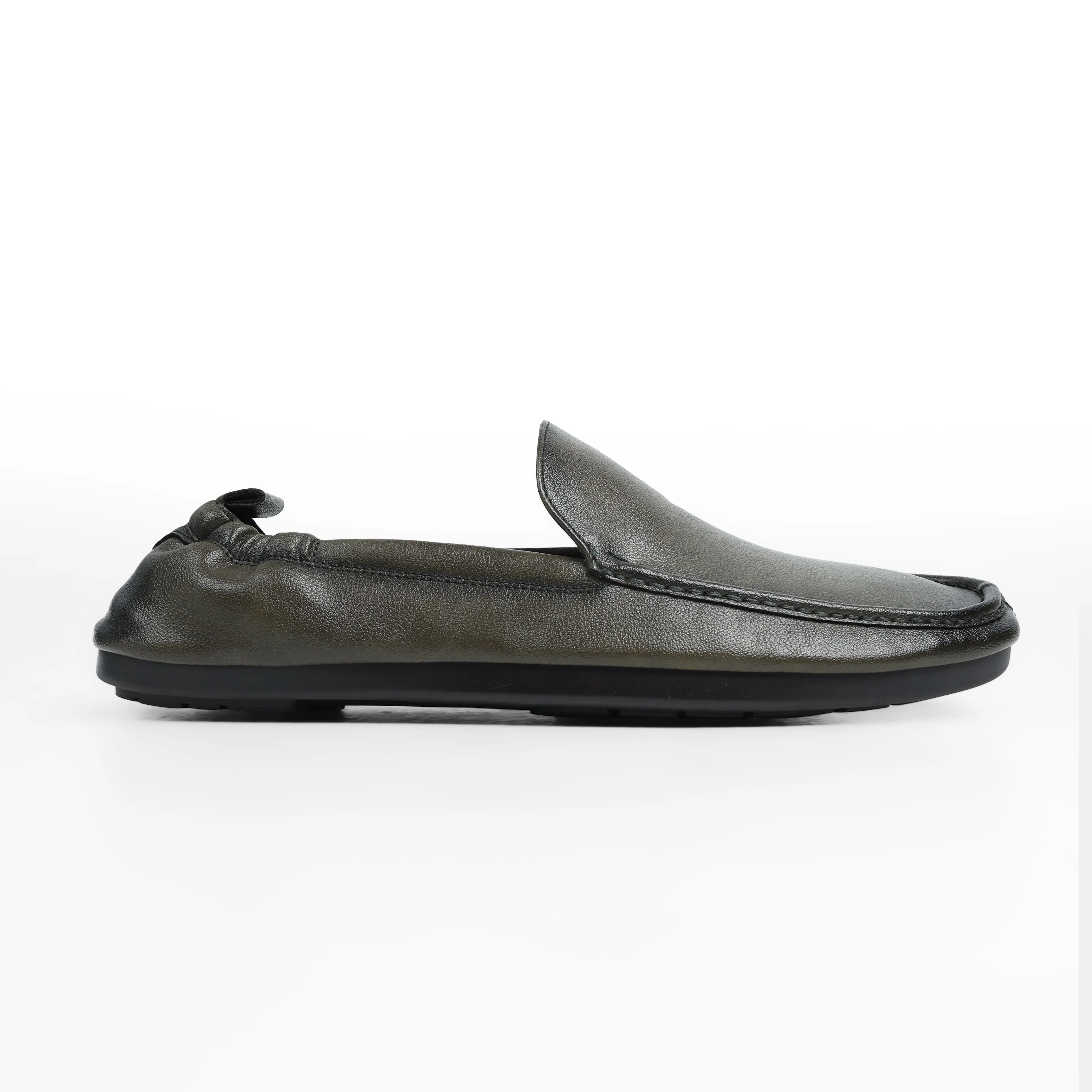 Stratford Driving Loafer - Olive Green