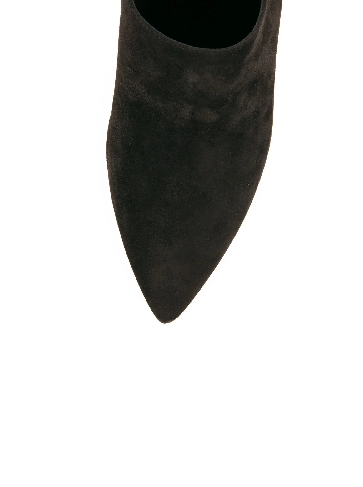 Suede Choc Real Mules - Black