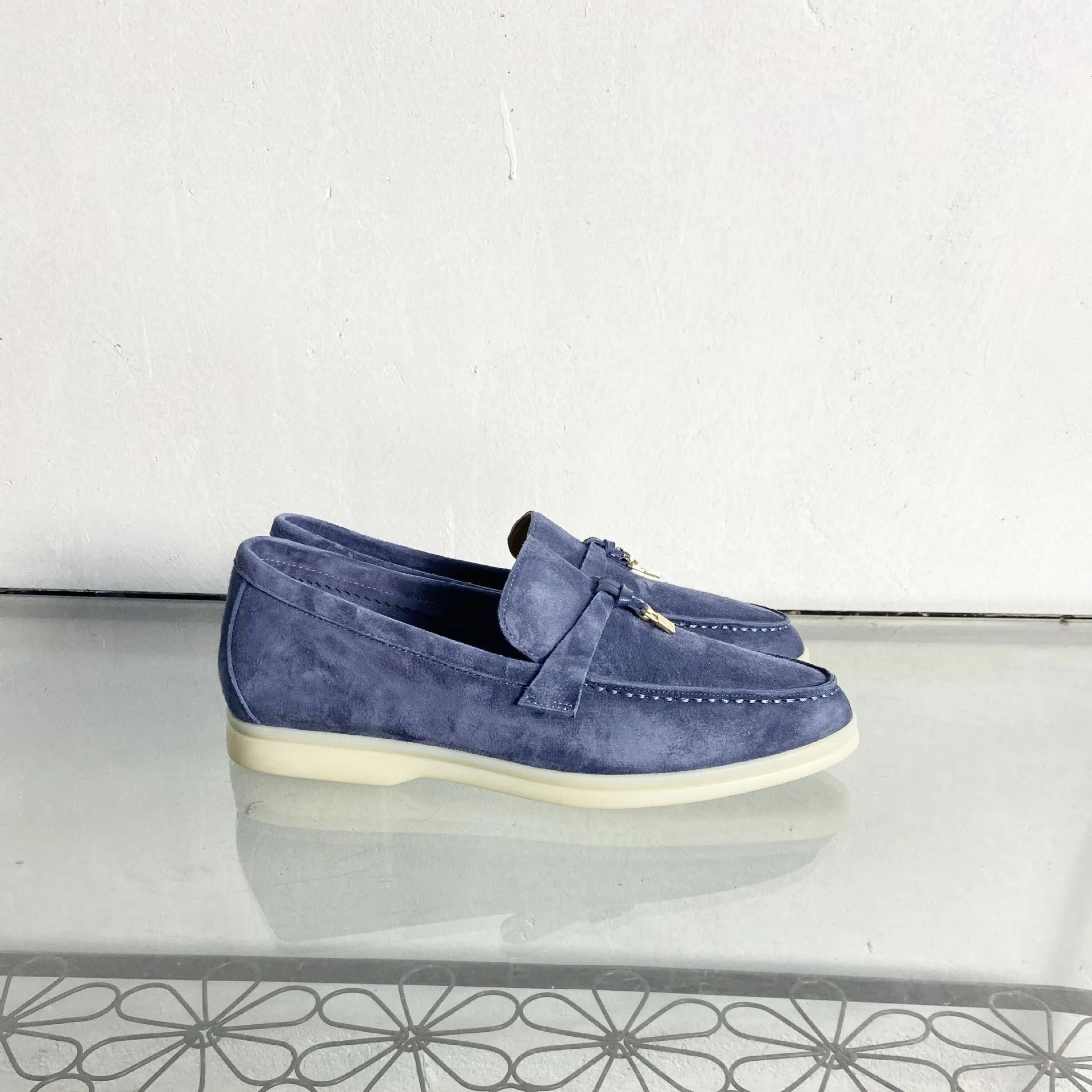 Suede Loafers