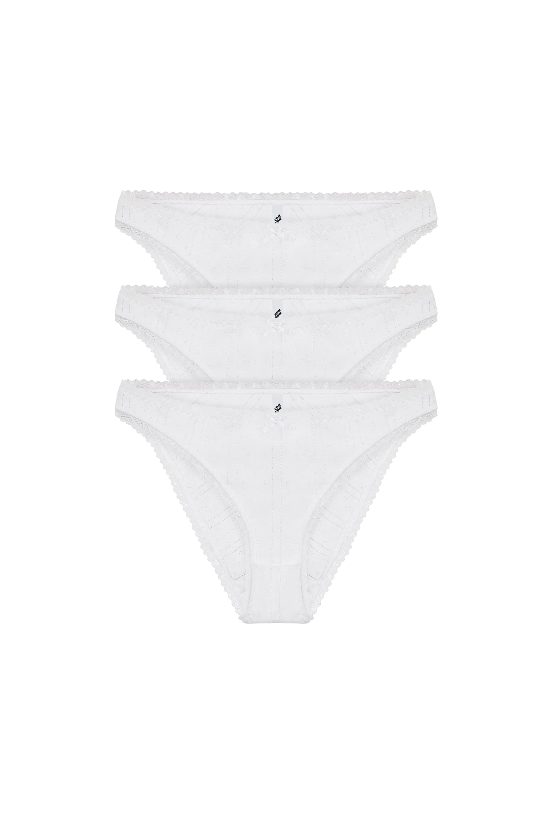 The High Rise: 3-Pack White