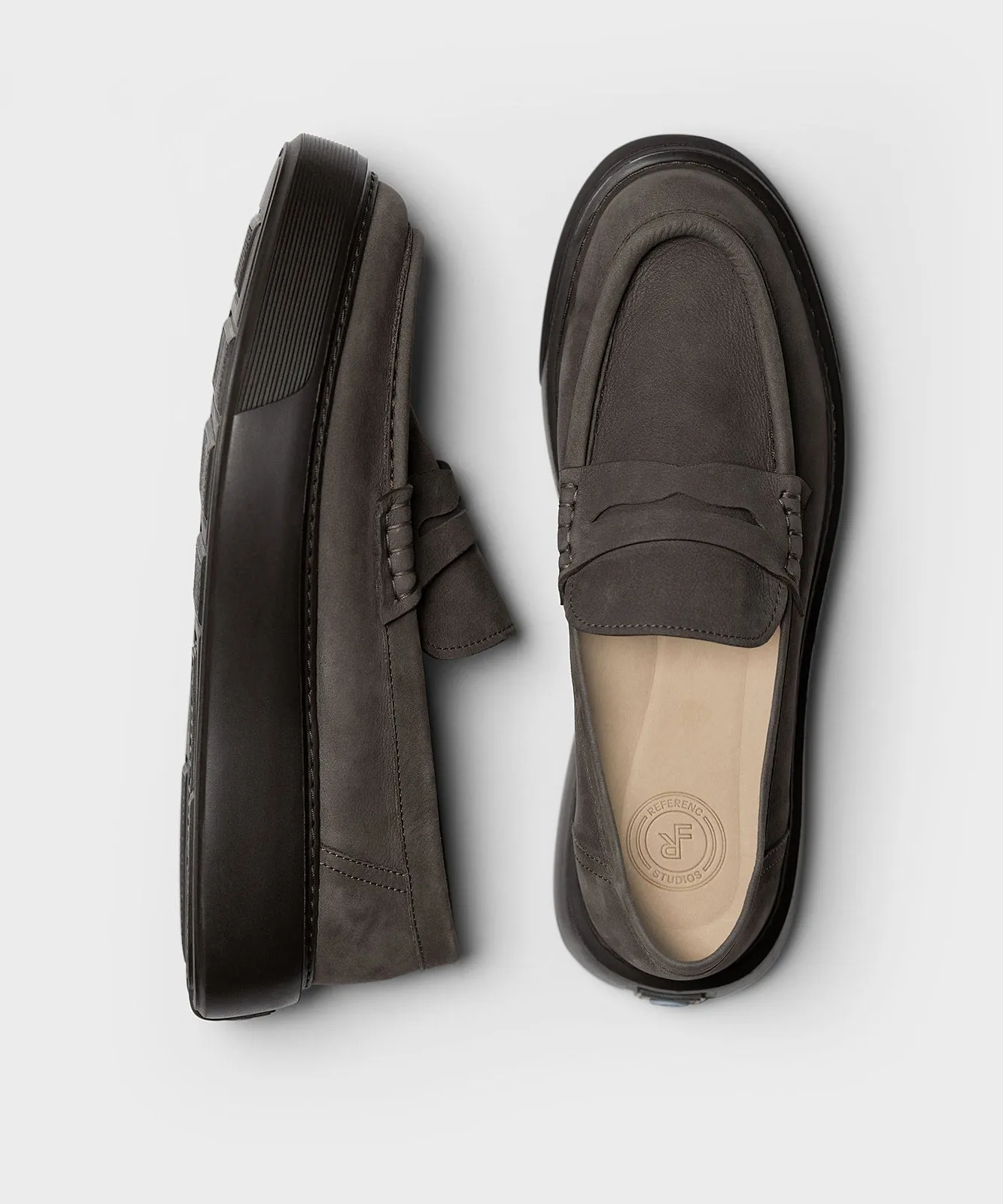 The Loafer Tonal Taupe Nubuck