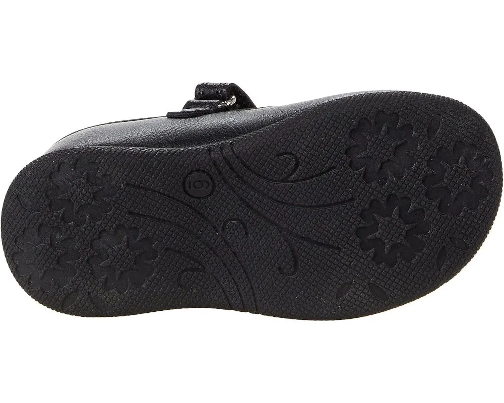 Valencia Imports (Rachel Shoes) Toddler Girls Honesty Mary Jane w/ Velcro Strap Black