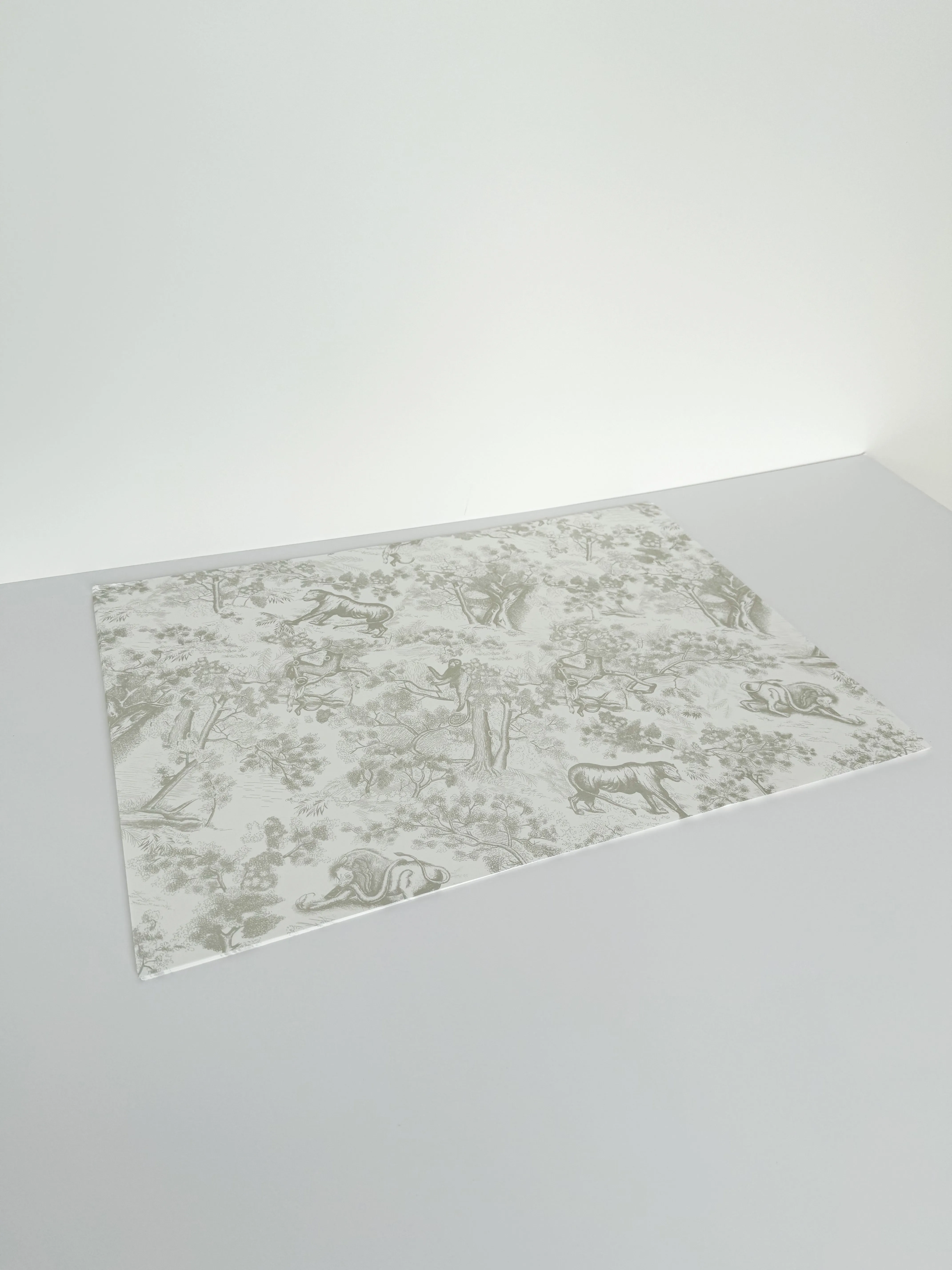 Vintage French Style Print Wrapping Paper