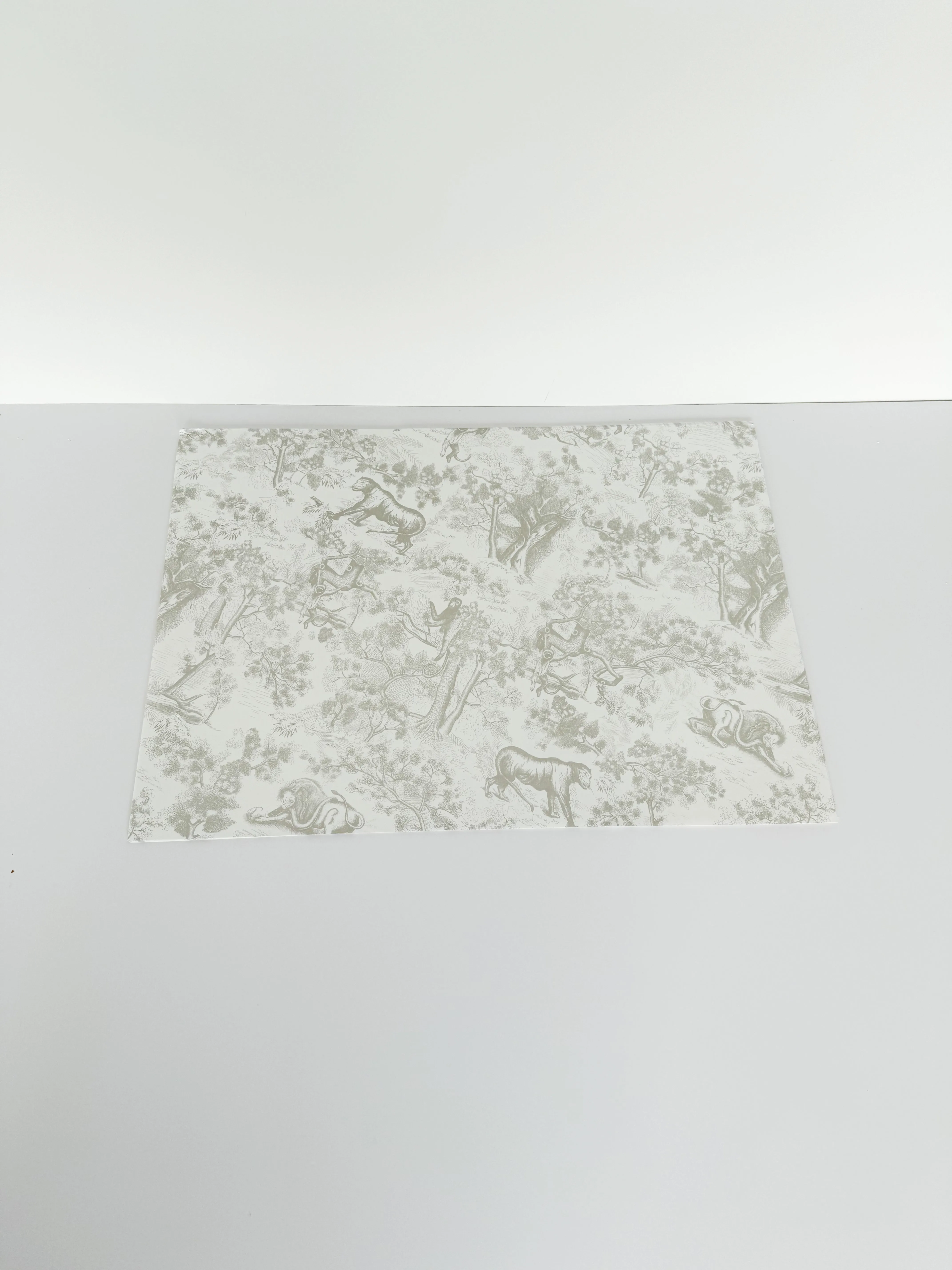 Vintage French Style Print Wrapping Paper