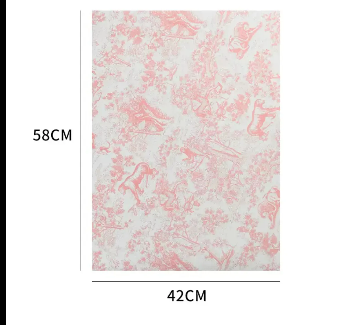 Vintage French Style Print Wrapping Paper