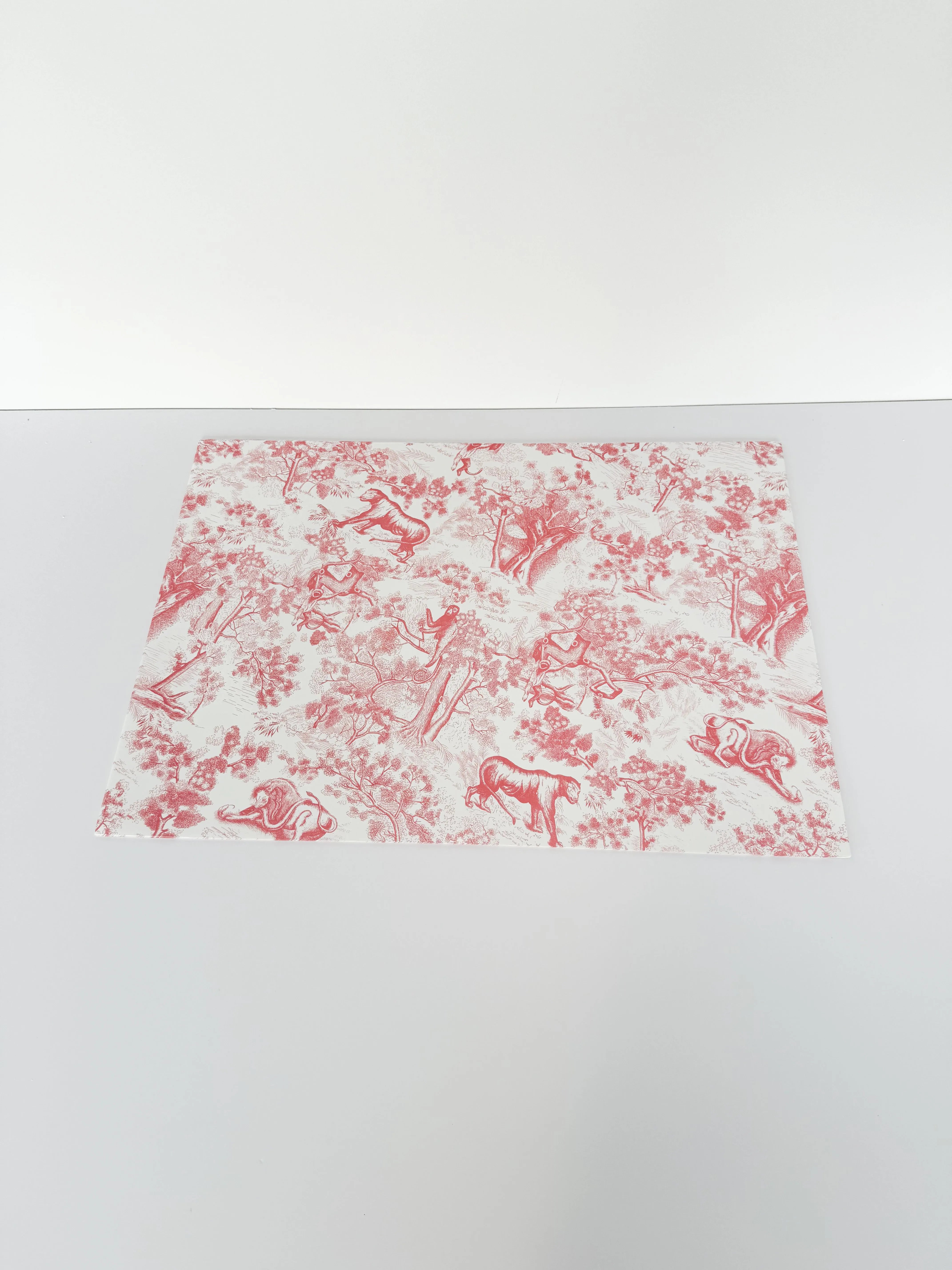 Vintage French Style Print Wrapping Paper