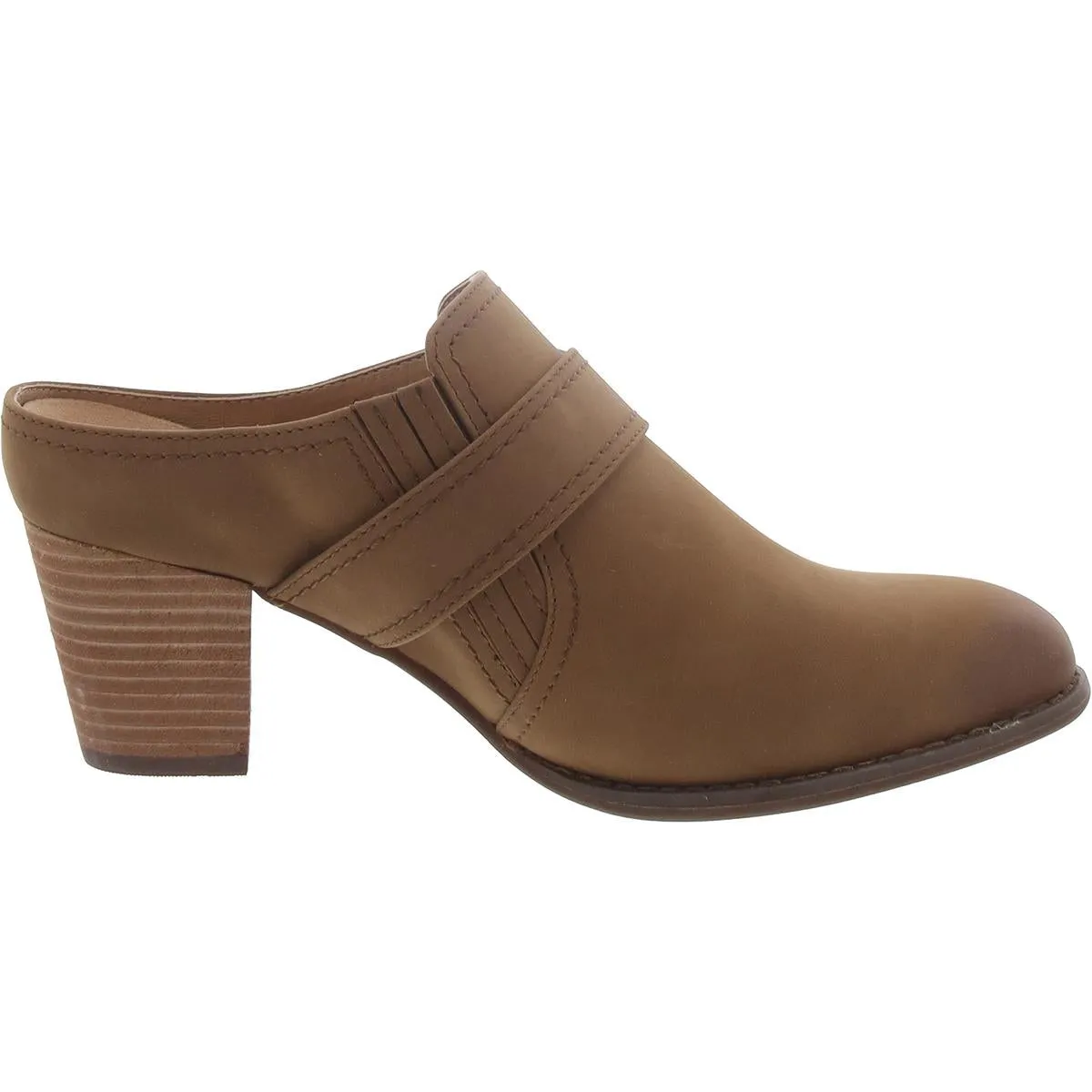 Vionic Womens Cheyenne Suede Slip On Mules