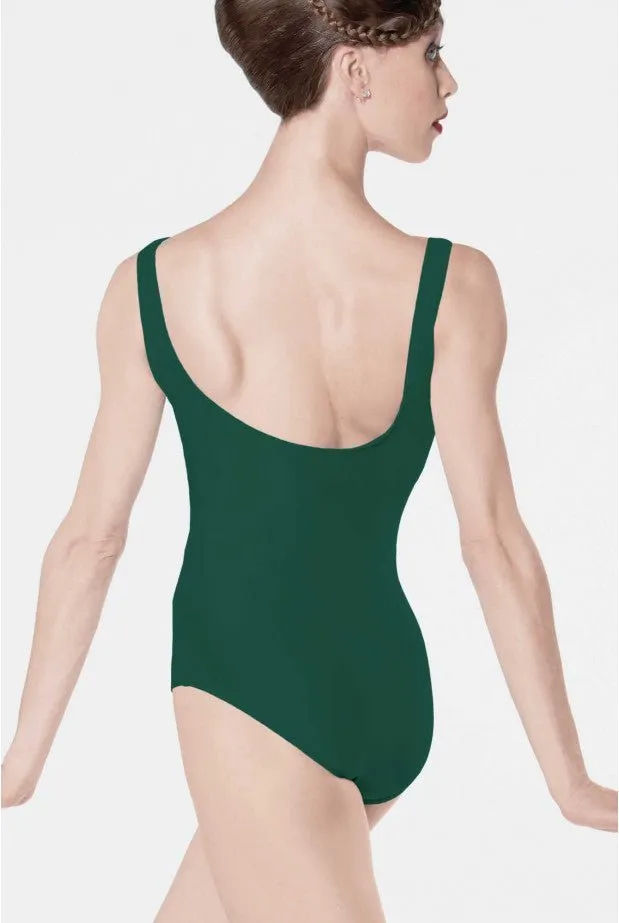 Wear Moi Faustine Camisole Leotard  - Forest Green