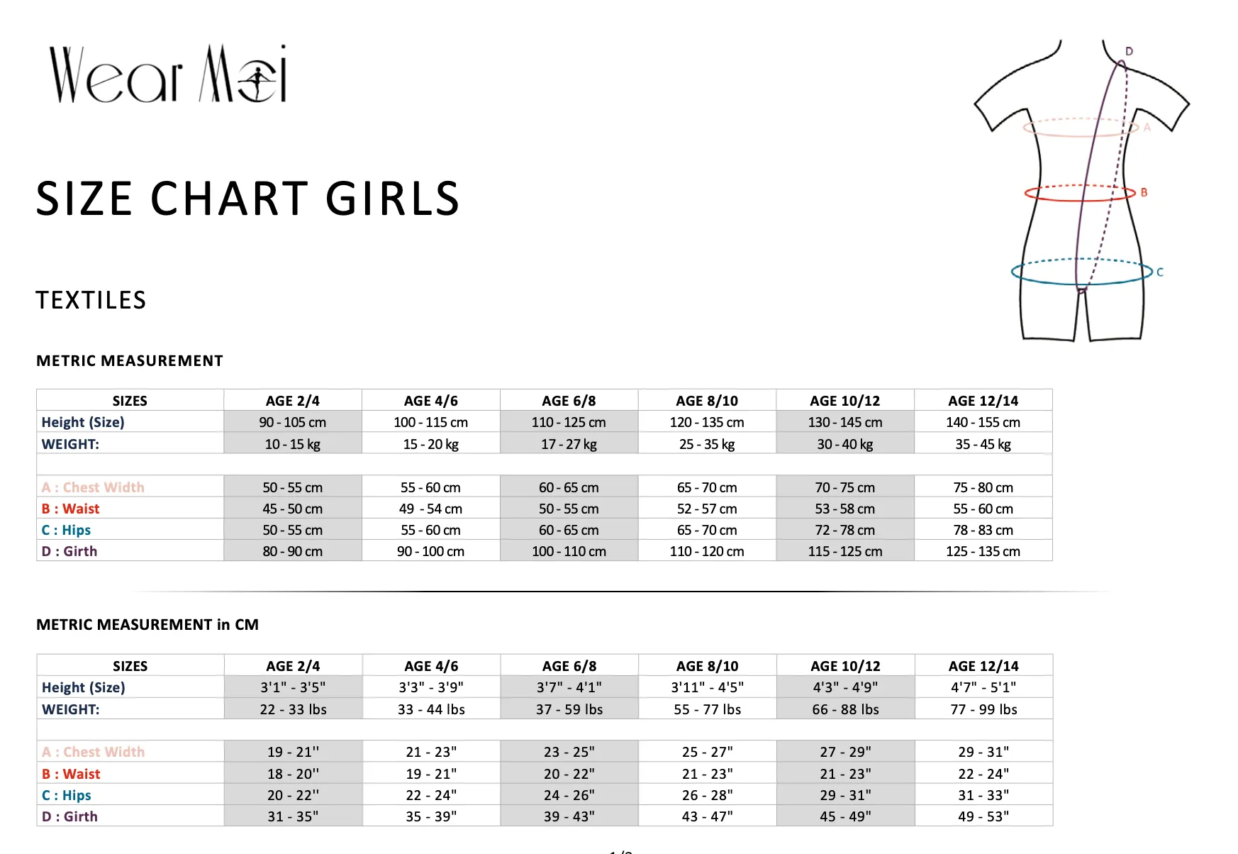 Wear Moi Faustine Camisole Leotard Kids - Rose