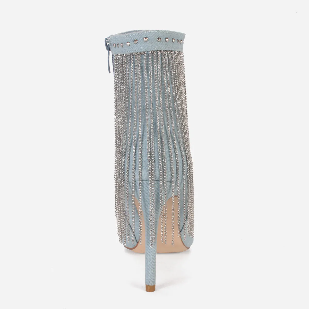 Women's "BRIAR" Mid Calf Fringe Detailing Boots