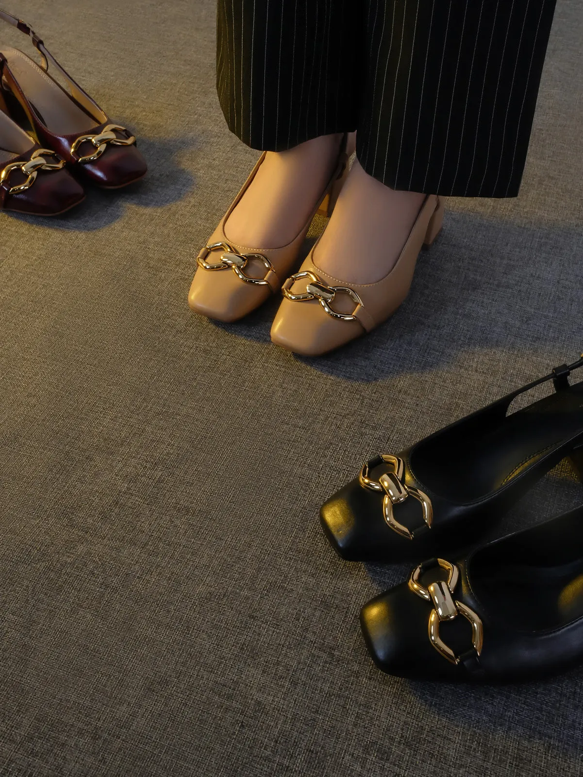 Womens "SEIKO" Stylish Block Heel Sandals
