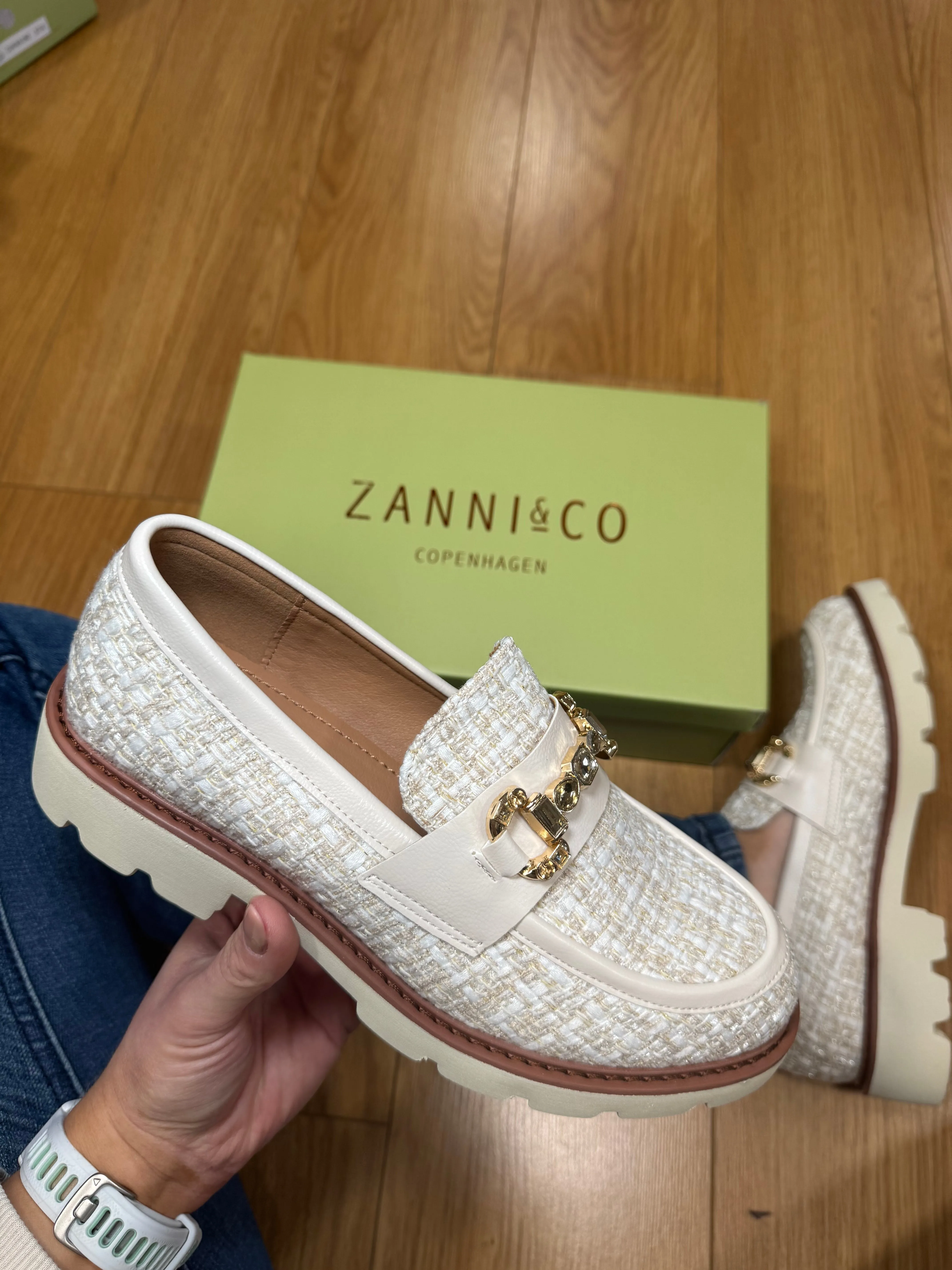 Zanni & Co Cuavan Chiffon Tweed Loafer